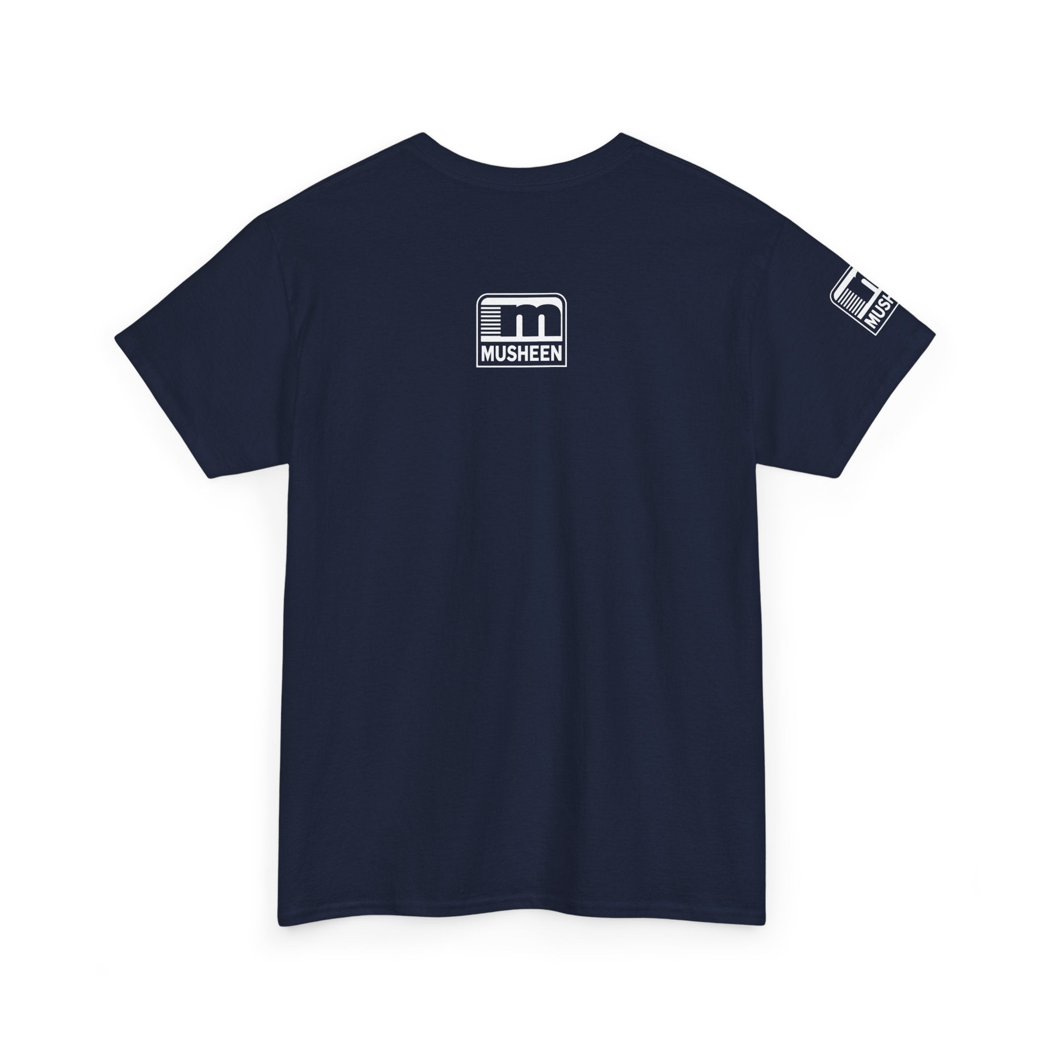 White Logo Tee