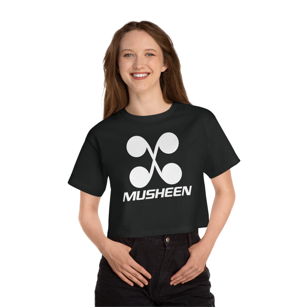 Musheen Logo Cropped T-Shirt