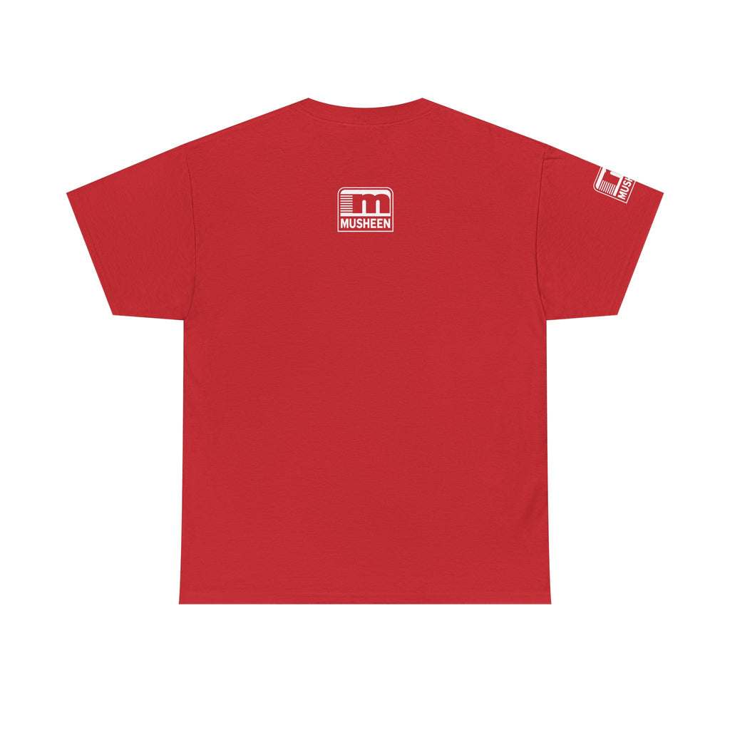 White Logo Tee