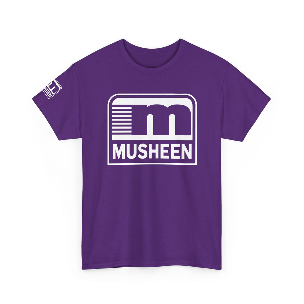 White Logo Tee