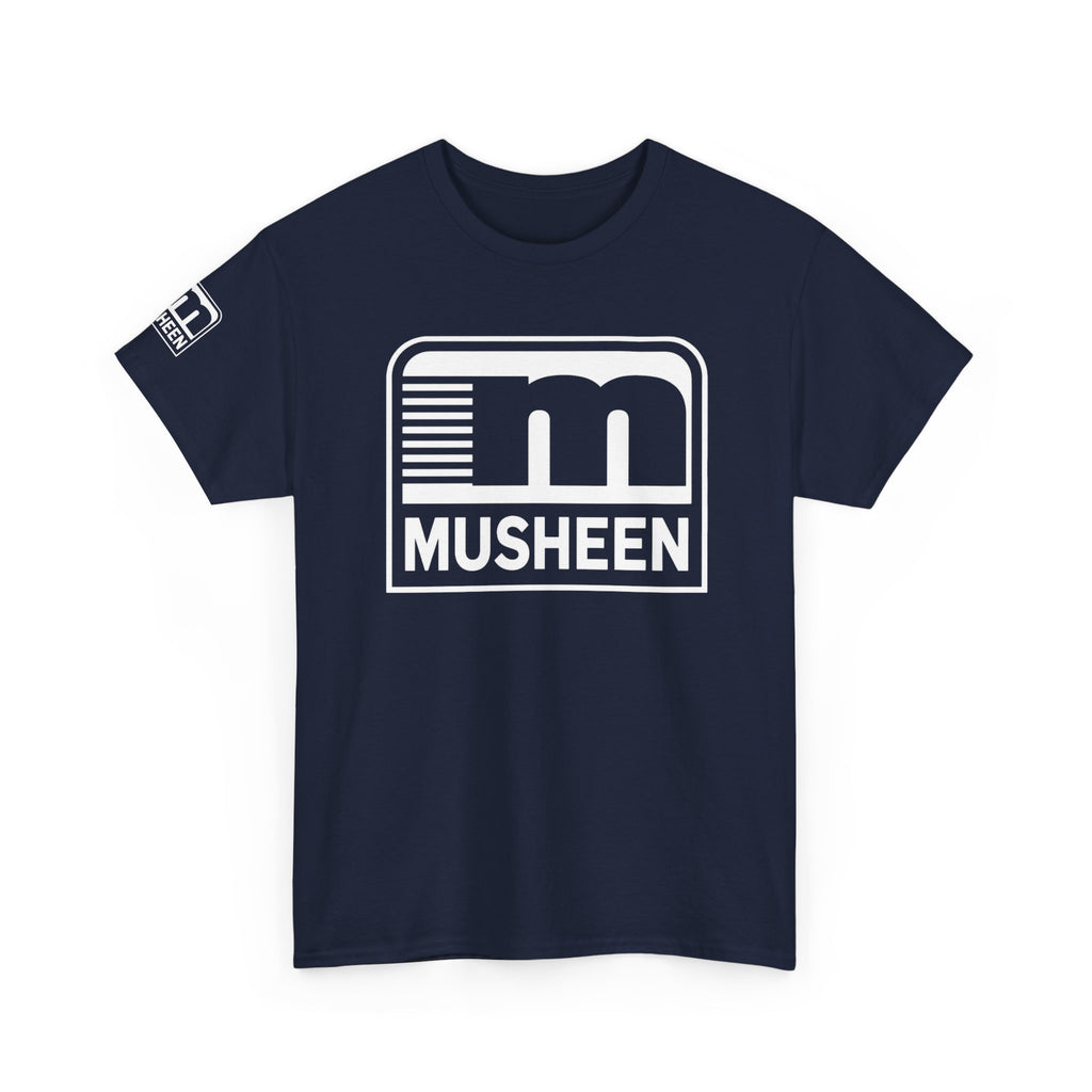 White Logo Tee