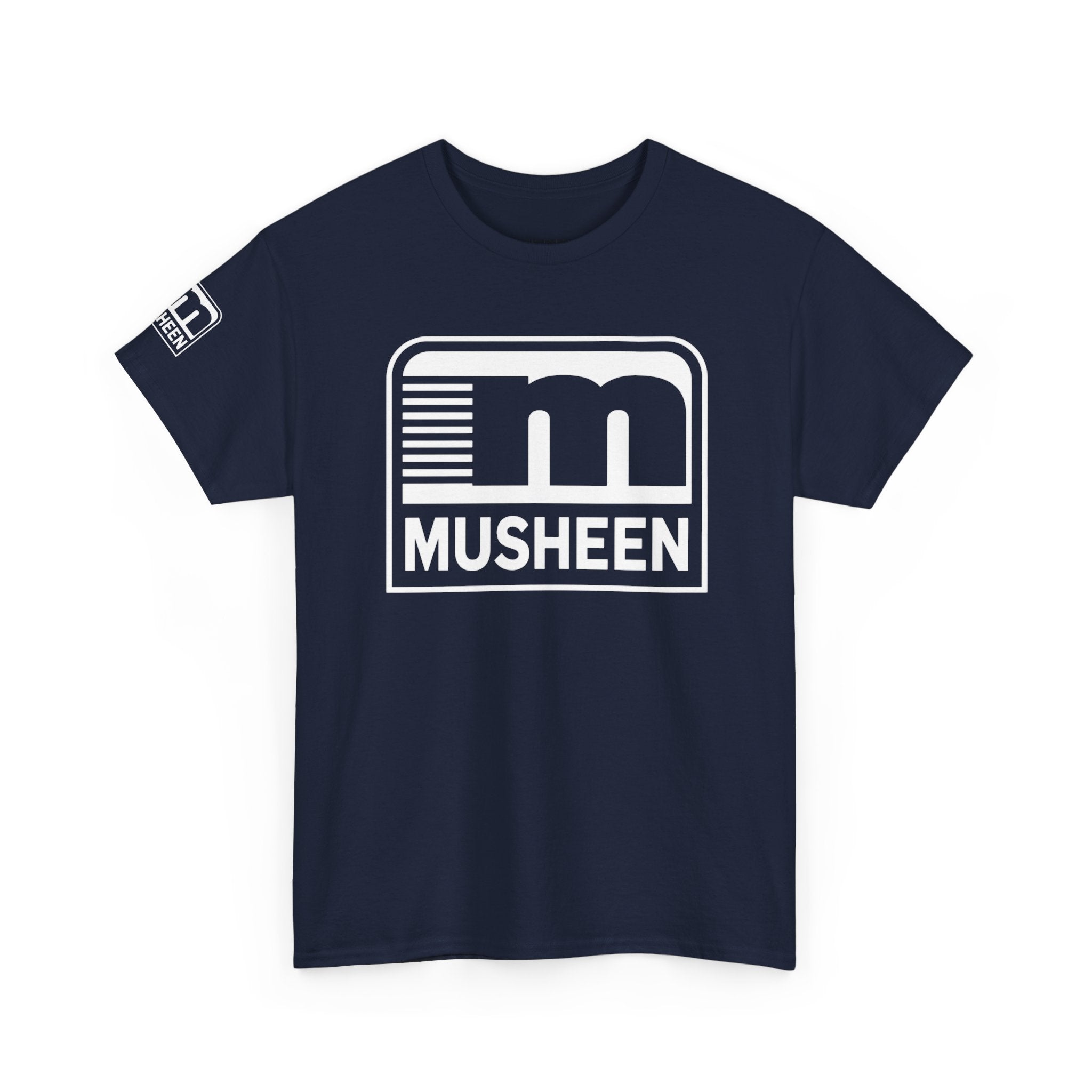 White Logo Tee