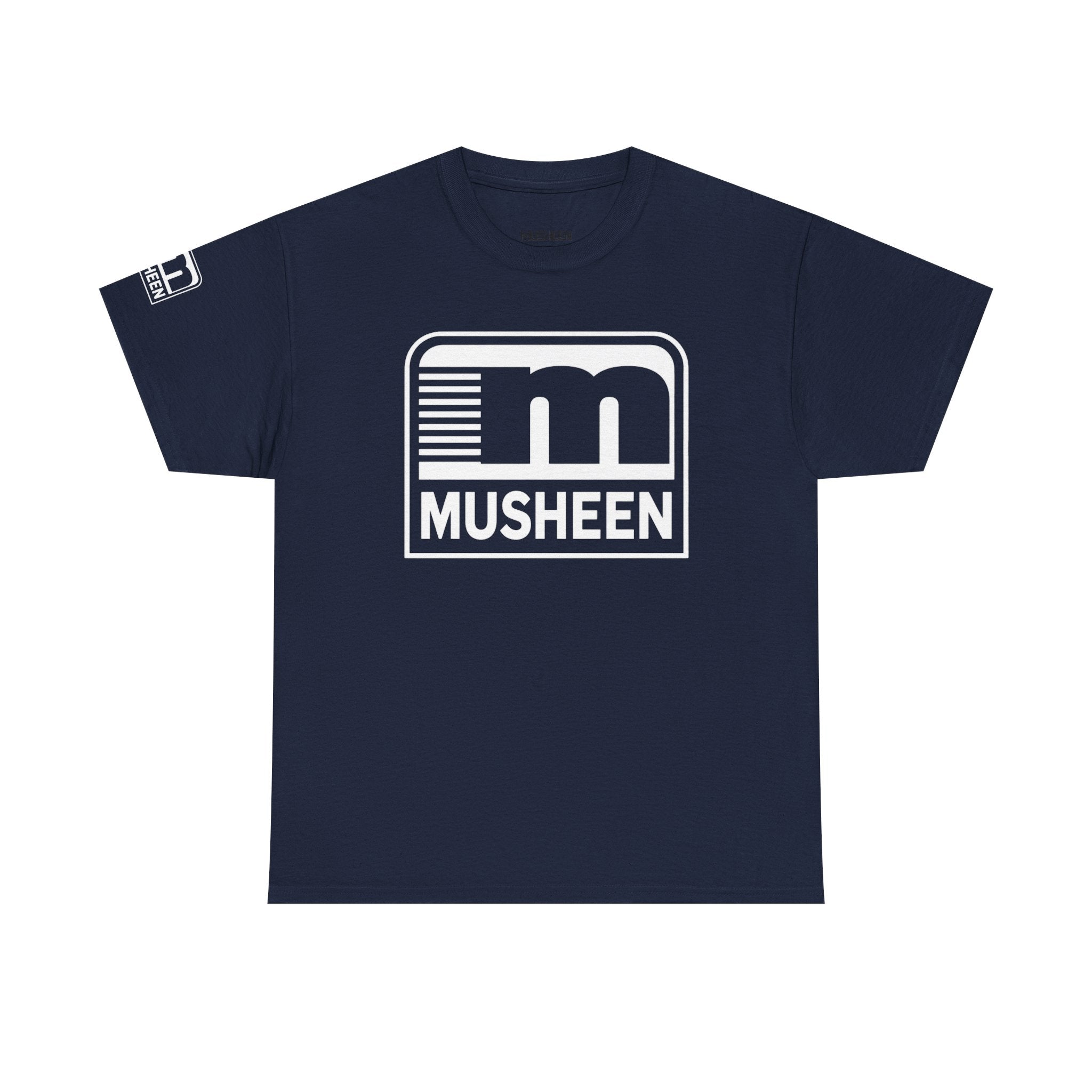 White Logo Tee