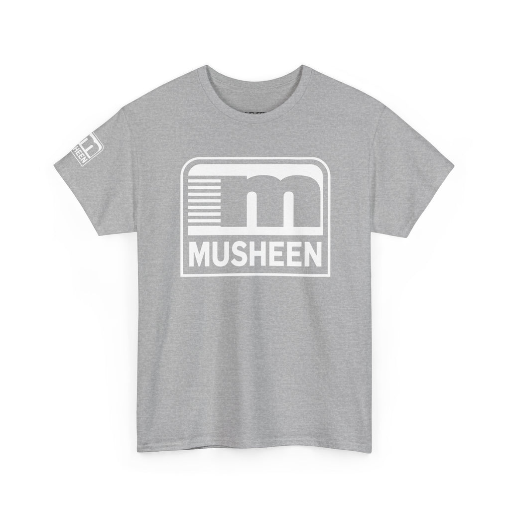 White Logo Tee