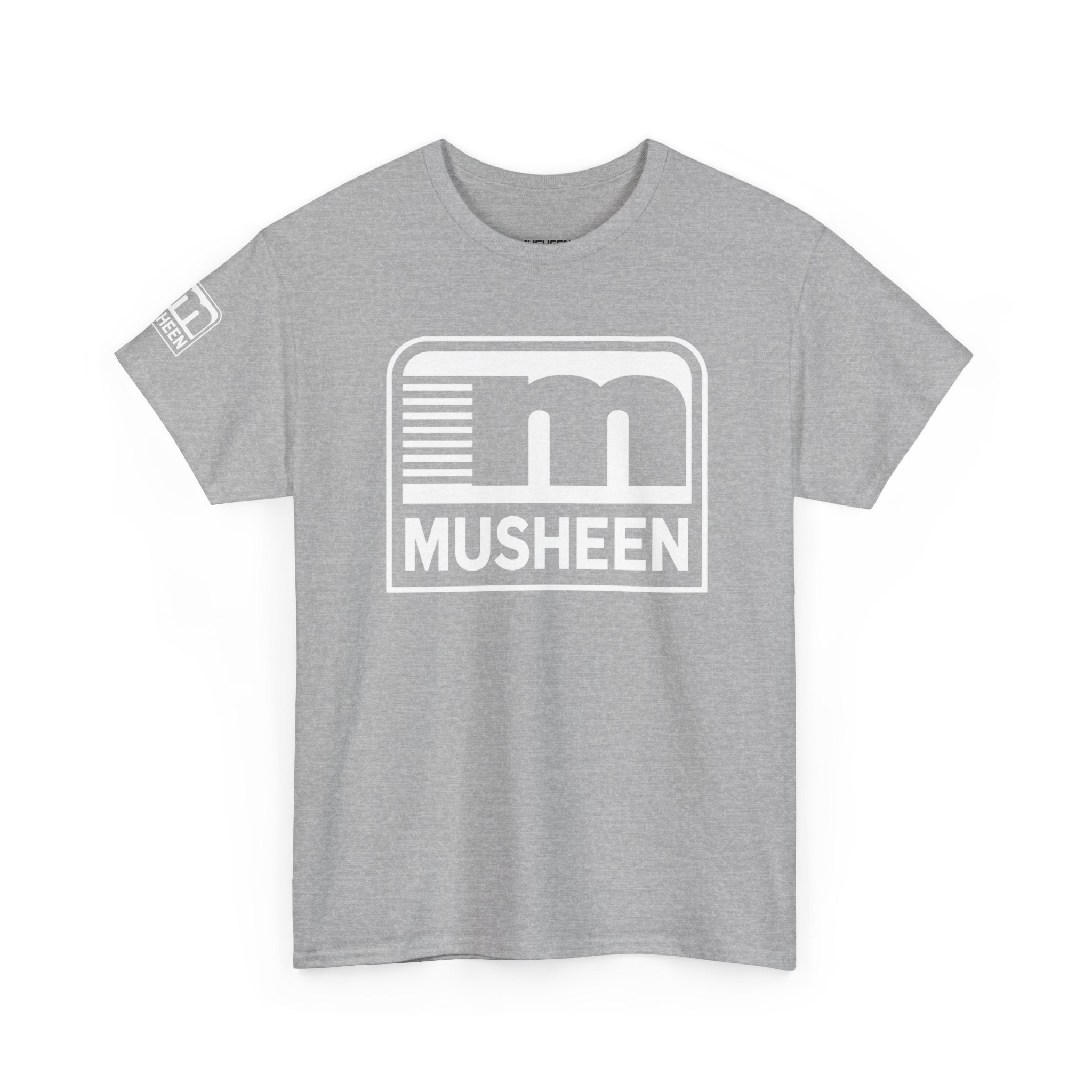 White Logo Tee