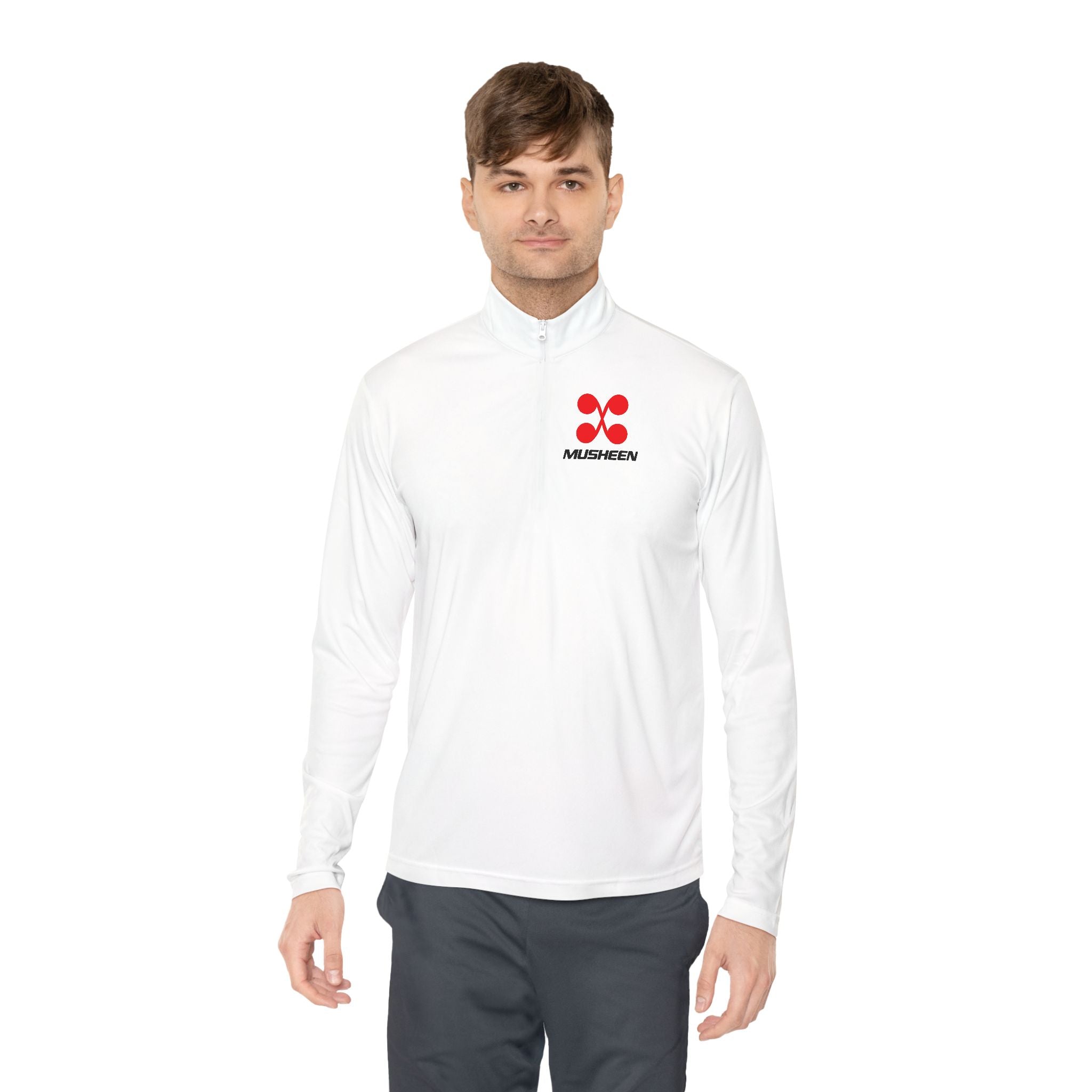 Musheen Unisex Quarter-Zip Pullover