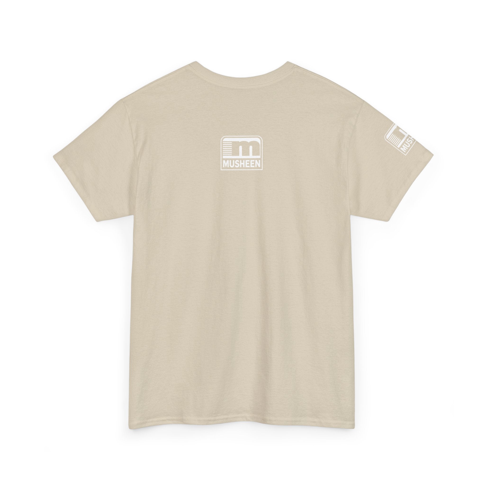 White Logo Tee