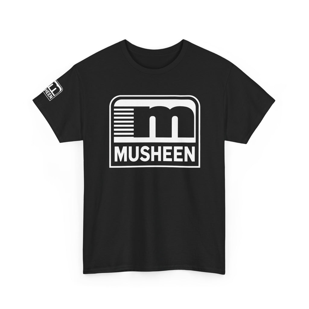 White Logo Tee