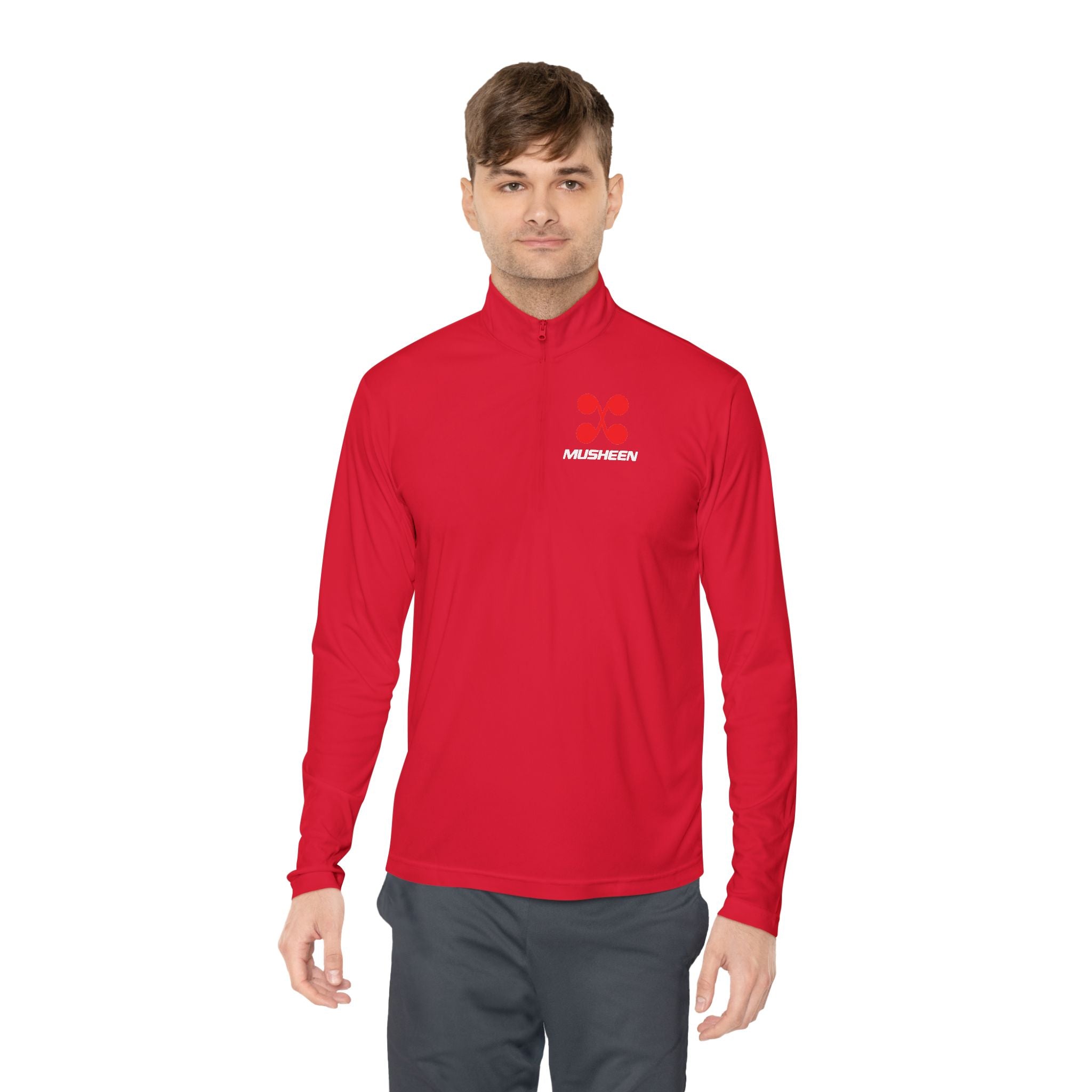 Musheen Unisex Quarter-Zip Pullover
