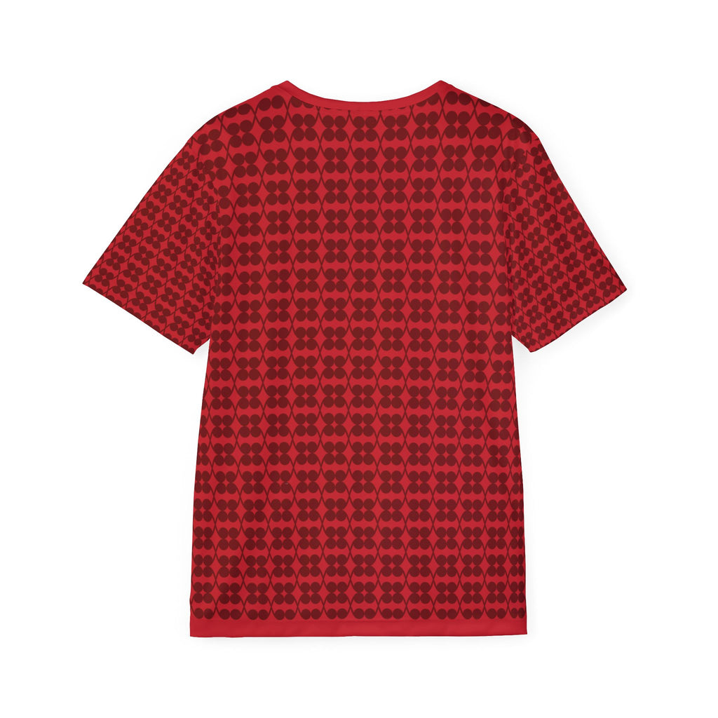 Red Logo Print Tee