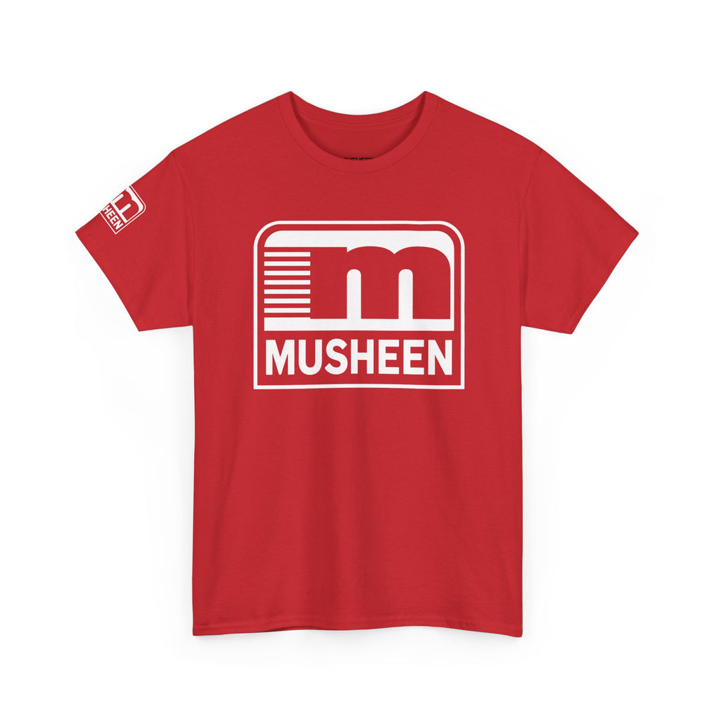 White Logo Tee