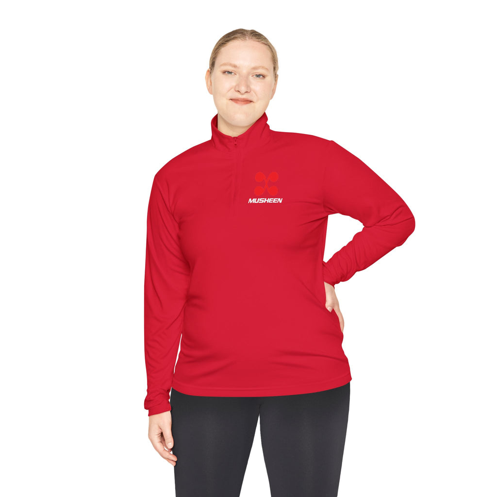 Musheen Unisex Quarter-Zip Pullover