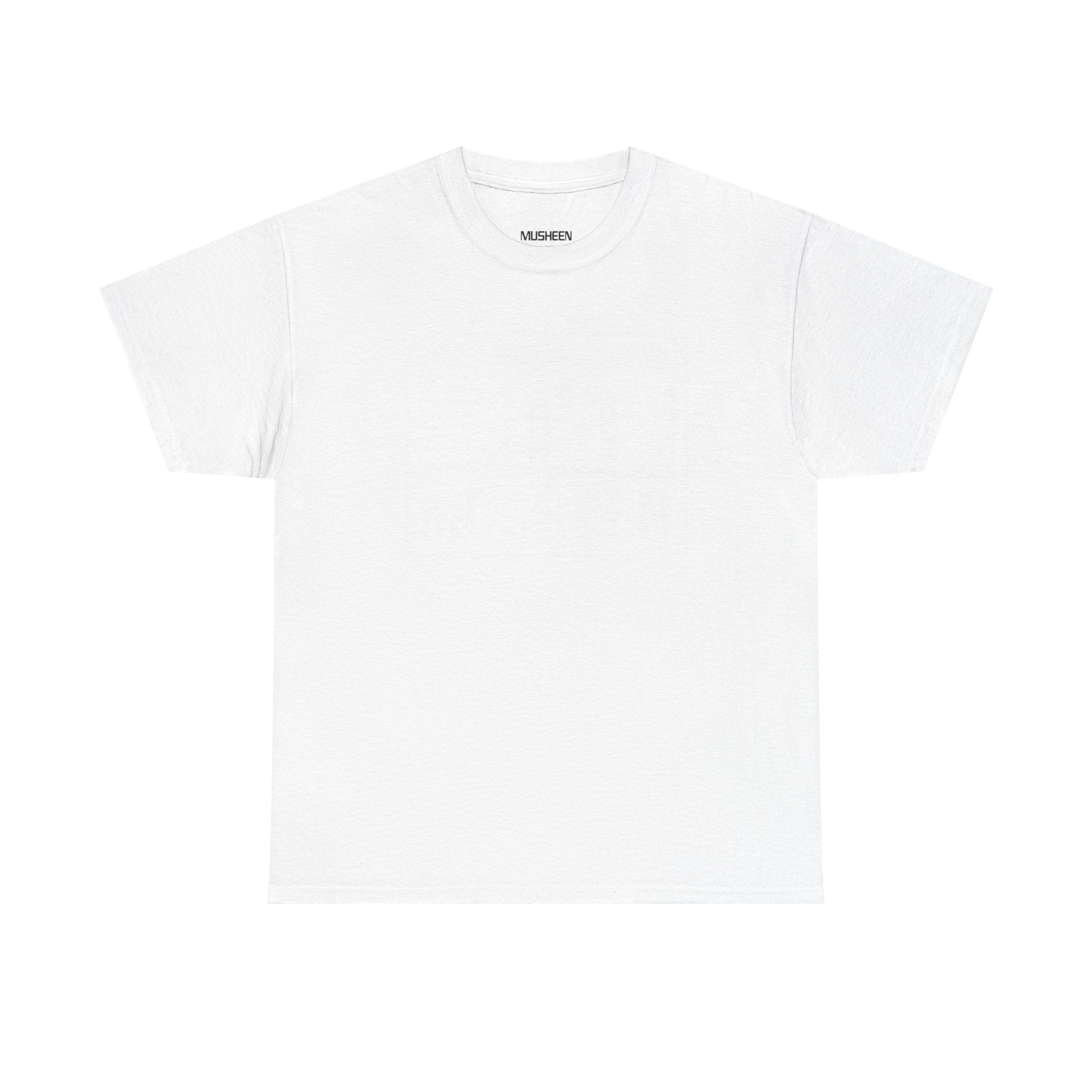 White Logo Tee