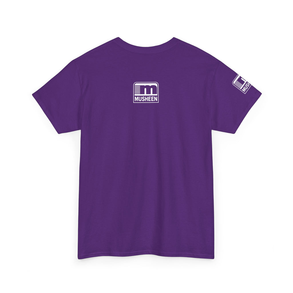 White Logo Tee