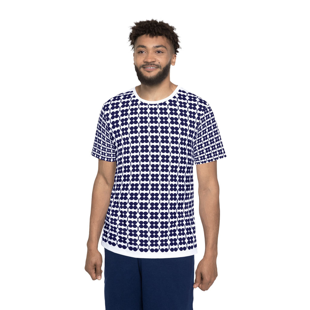 Navy Logo Print Tee